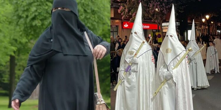 El espejismo de la falsa equivalencia: El burka, los nazarenos y el riesgo del relativismo cultural