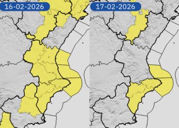 El viento no da tregua a la Comunitat Valenciana: rachas de 70 km/h mantienen la alerta este lunes