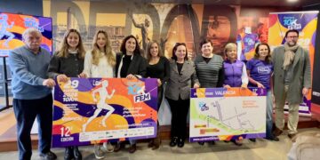 La 10KFem Valéncia se traslada al 29 de marzo, estrena nuevo recorrido y bate su récord con más de 3.000 corredoras