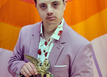 Eros Recio y Pedro Almodóvar, cara a cara