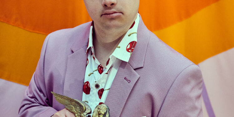 Eros Recio y Pedro Almodóvar, cara a cara