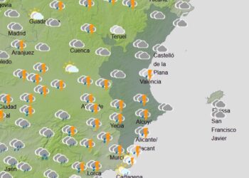 La borrasca Regina pone en jaque el corazón de las Fallas: Alerta por lluvias para este viernes en Valencia