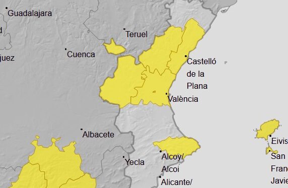 Vuelven los avisos por lluvias este martes 10 de marzo. Las lluvias continuarán aguando las pre-fallas y la Magdalena