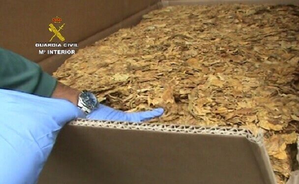 Desmantelada una organizacion criminal especializada en contrabando de picadura de tabaco