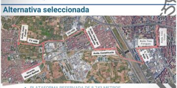 La Generalitat proyecta un nuevo puente sobre el Turia para conectar l'Horta Sur con Valencia en transporte público