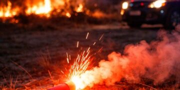 Un incendio provocado por una bengala en El Saler pone en jaque la protección de la Devesa