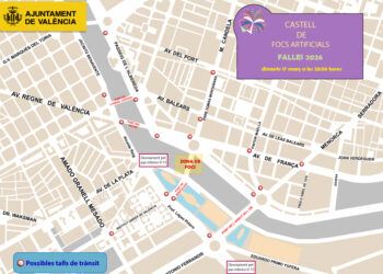 Comienzan los castillos en el Puente de Monteolivete: cortes de tráfico e importantes restricciones en la zona