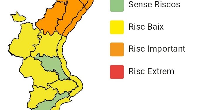Alerta naranja por viento y el riesgo extremo de incendios
