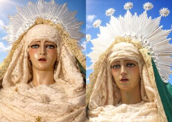 El Canyamelar se viste de Esperanza: El Arzobispo bendice la nueva talla de la Hermandad de la Crucifixión