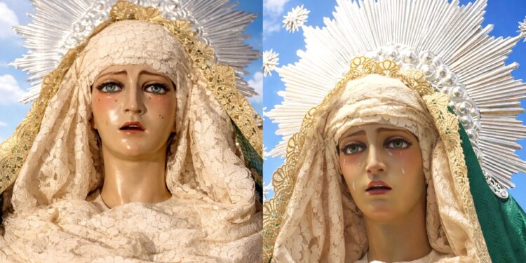 El Canyamelar se viste de Esperanza: El Arzobispo bendice la nueva talla de la Hermandad de la Crucifixión