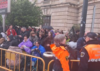 Estas Fallas, Catalá ha reducido el espacio acotado para personas con discapacidad