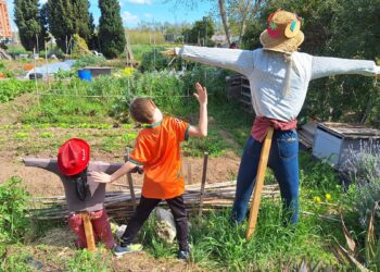 Los Huertos Urbanos Vecinales de Benimaclet, biodiversidad viva y abierta a la comunidad educativa del barrio