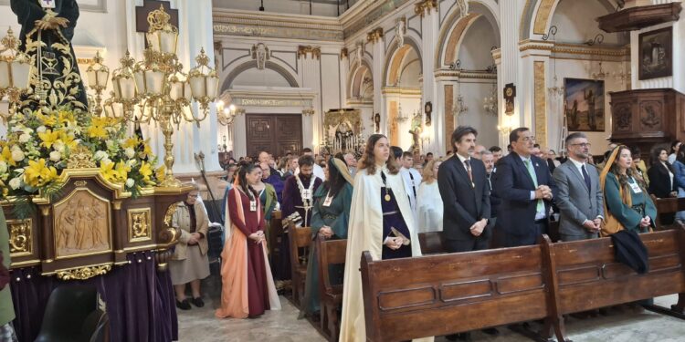 El Jesús de Medinaceli del Grao lucirá la túnica del Santo Cáliz por el Año Jubilar 1 El Jesús de Medinaceli del Grao lucirá la túnica del Santo Cáliz por el Año Jubilar