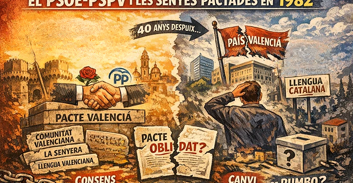 Memòria curta o canvi de rumbo: el PSOE-PSPV i les senyes pactades en 1982