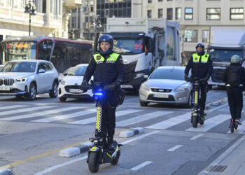La Policía Local de Valéncia intensifica el control de patinetes: ocho de cada diez son inmovilizados