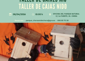 El Parque Natural de Chera-Sot de Chera convoca un taller de cajas nido para fomentar la biodiversidad local