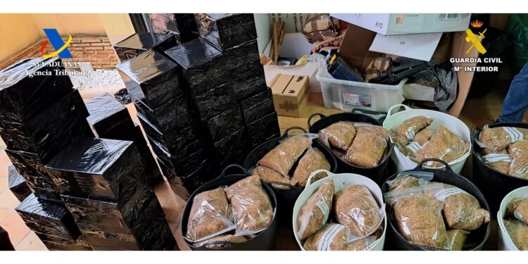 Un detenido y tres investigados en Ribarroja de Túria por contrabando de tabaco