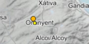 Dos terremotos han sobresaltado esta noche las poblaciones de Vallada y Ontinyent