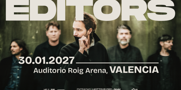 Editors regresará a los escenarios en 2027 con una parada confirmada en el Roig Arena de Valencia