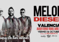 Melon Diesel anuncia su regreso a Valencia: actuará en el Auditorio Roig Arena el 16 de octubre