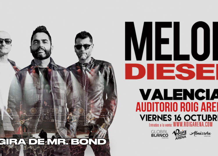 Melon Diesel anuncia su regreso a Valencia: actuará en el Auditorio Roig Arena el 16 de octubre