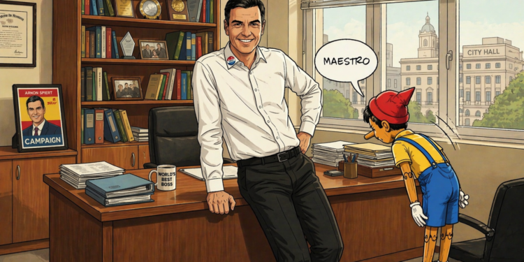 La mentira del Peugeot de Pedro Sanchez : recorría España cual Rocinante