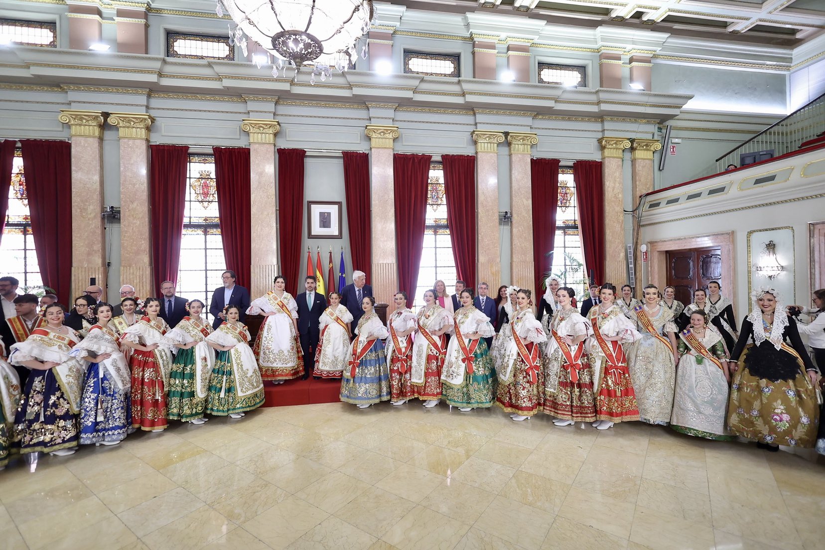 Valencia y Murcia estrechan lazos: Las Falleras Mayores de 2026 protagonizan la apertura de las Fiestas de la Primavera 2 HFPHGJ a0AAy ap