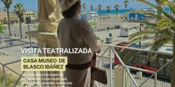 El espíritu de Blasco Ibáñez revive en la Malvarrosa: regresan las visitas teatralizadas a su Casa-Museo