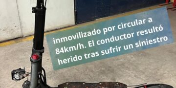 Un "cohete" sobre dos ruedas: Denunciado un usuario de patinete en Valencia tras un accidente a 84 km/h