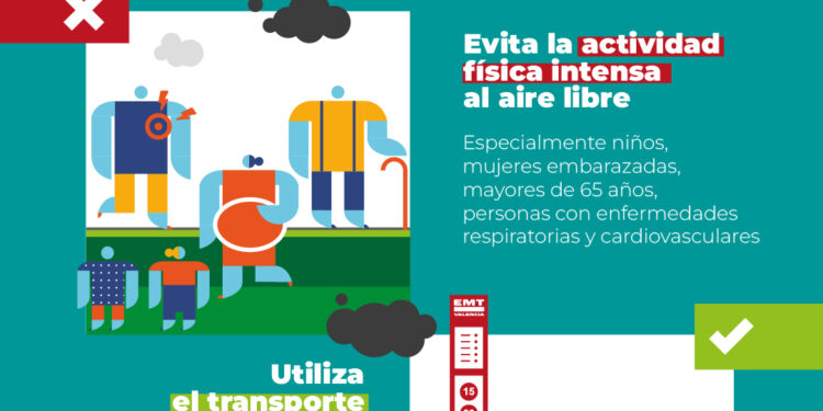 Valéncia activa el protocolo por contaminación tras dispararse los niveles de partículas PM10 1 Valéncia activa el protocolo por contaminación tras dispararse los niveles de partículas PM10