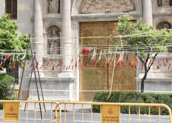 Doble cita pirotécnica por Sant Vicent Ferrer en el Cap i Casal