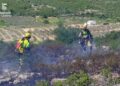 Controlado un incendio forestal en Les Useres tras una rápida intervención de los equipos de emergencia