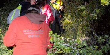 Rescate nocturno en La Murta: El GERA auxilia a una madre y sus dos hijas tras extraviarse en la ruta