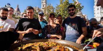Valéncia se convierte en un arrozal gigante: el #TastArròs26 transforma el centro de la ciudad