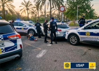 Un taxista pirata ebrio retiene a sus pasajeros en una persecución de película en Valencia