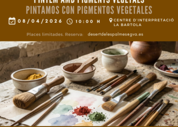 El Desert de les Palmes invita a "pintar con la naturaleza" en un taller de antotipia estas Pascuas
