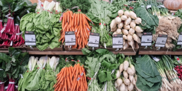 Seccion frutas y verduras de Carrefour