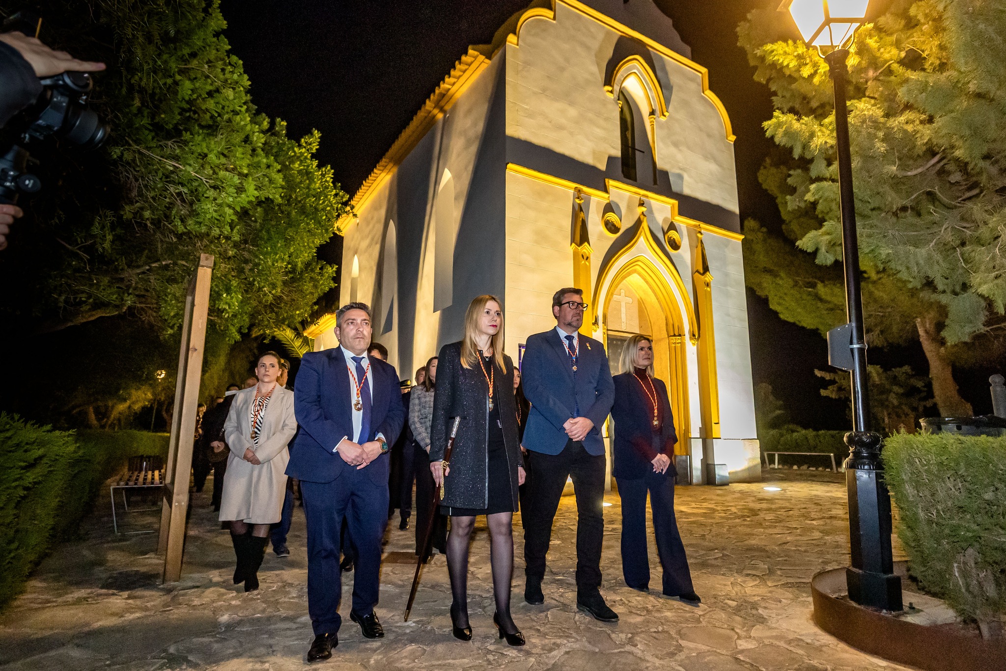 Finestrat: sobrecogedora procesión del Santo Entierro por el Castell 3 ViernesSanto Finestrat 2