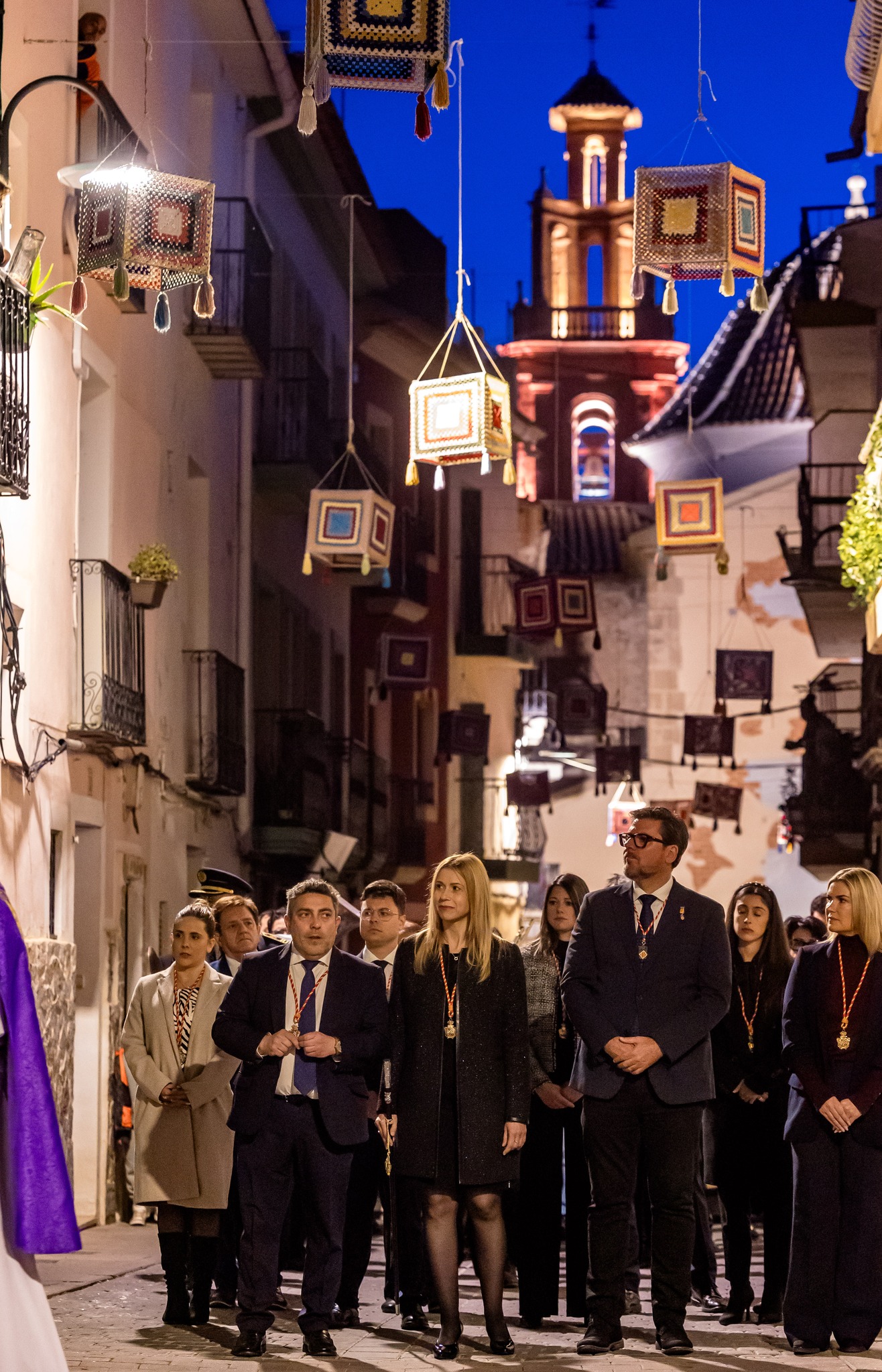 Finestrat: sobrecogedora procesión del Santo Entierro por el Castell 5 ViernesSanto Finestrat 6