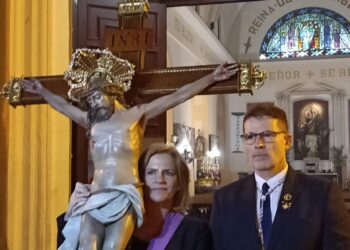 Un siglo de fe frente al Mediterráneo: El Cristo del Perdón celebra su centenario