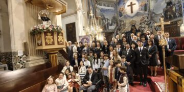 El altar del Carme ganador del Concurs de Milacres honra a Sant Vicent Ferrer