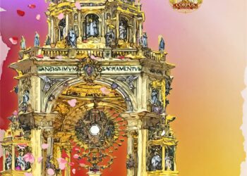 Pedro Molero elabora el Cartel del Corpus que celebra 700 años de Festa Grossa