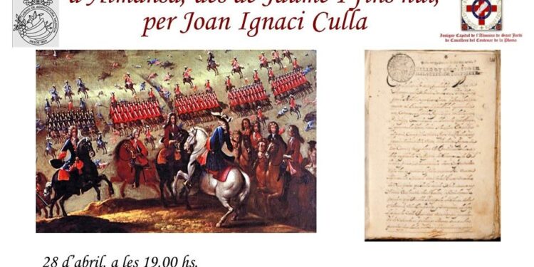 Conferència al voltant de la Batalla d'Almansa i les seues conseqüències fins l'actualitat en el Cassino d'Agricultura