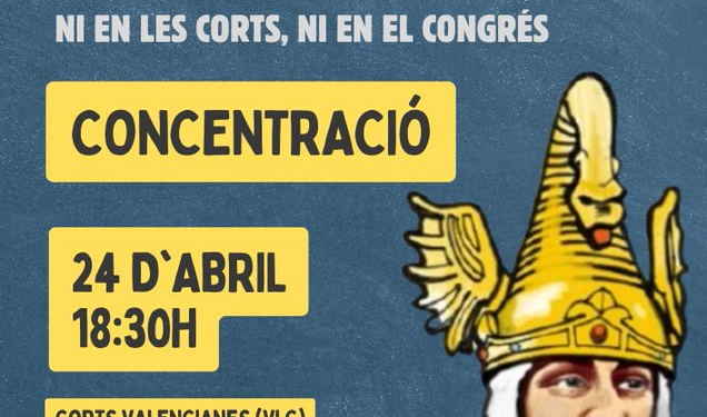 Clamor social frente a Les Corts: Valéncia exige el fin de la "discriminación constitucional" antes del Año Jaume I