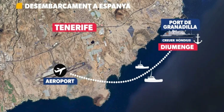 El crucero MV Hondius llegará este domingo a Tenerife para evacuar a los pasajeros sin tocar tierra