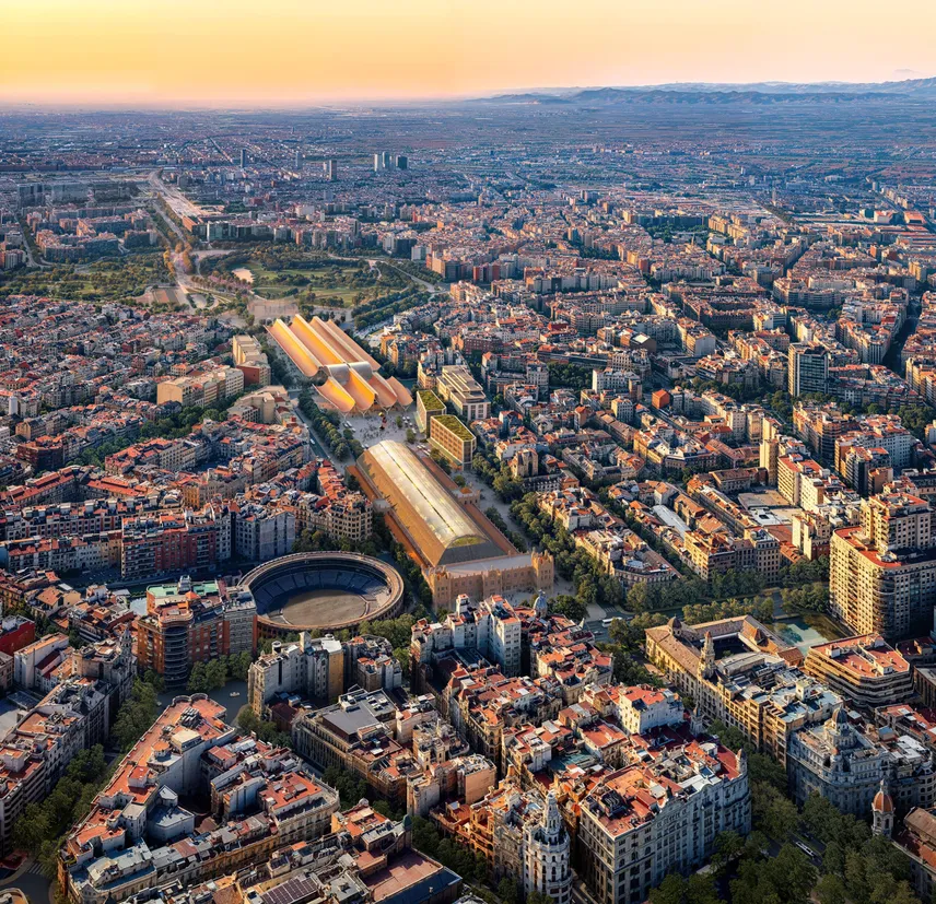 Así será la futura Estación Central de Valencia: una terminal subterránea con un gran corredor verde sobre las vías 5 Asi sera la futura Estacion Central de Valencia una terminal subterranea gigante con corredor verde hasta el centro 10