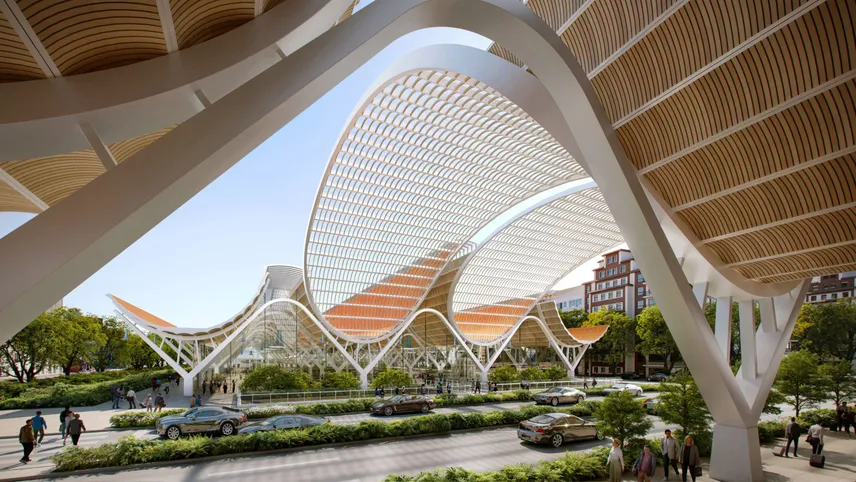 Así será la futura Estación Central de Valencia: una terminal subterránea con un gran corredor verde sobre las vías 9 Asi sera la futura Estacion Central de Valencia una terminal subterranea gigante con corredor verde hasta el centro 6