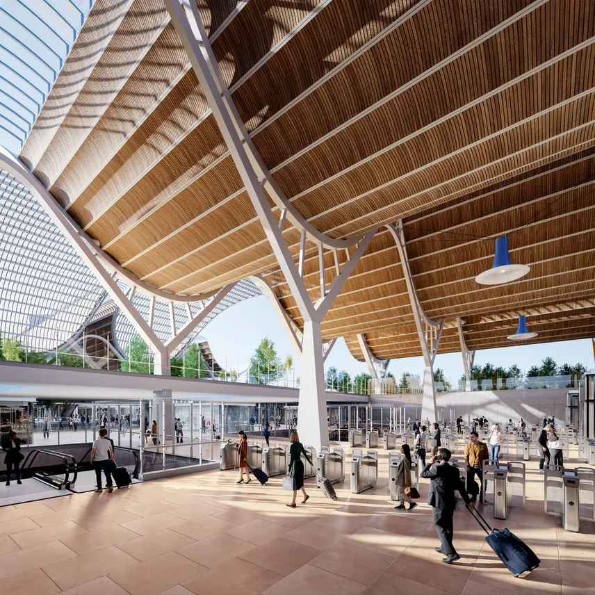 Así será la futura Estación Central de Valencia: una terminal subterránea con un gran corredor verde sobre las vías 8 Asi sera la futura Estacion Central de Valencia una terminal subterranea gigante con corredor verde hasta el centro 7