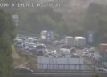 Un accidente múltiple en la A-7 (Paterna) deja toda la mañana retenciones en la zona
