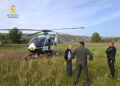 La Guardia Civil localiza con éxito en Millares a un hombre desaparecido tras un amplio operativo aéreo y terrestre